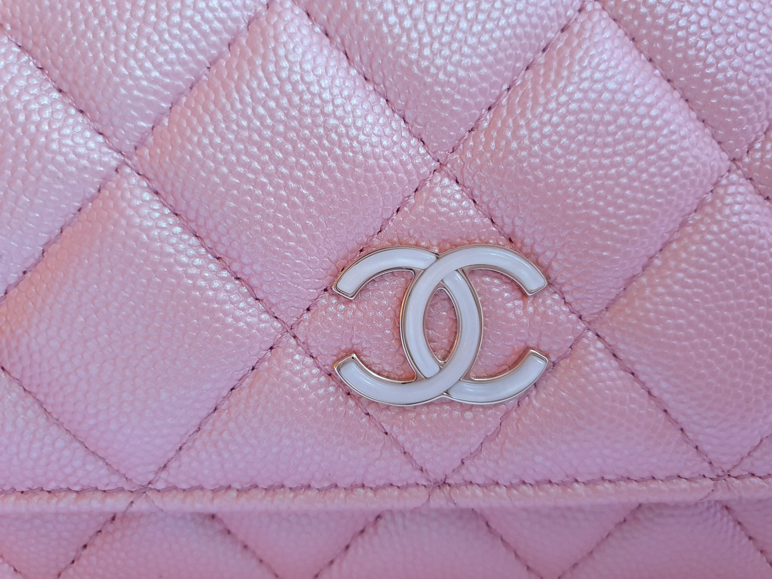 Chanel 19S Iridescent Pink Wallet on Chain Bag - Seeking Perfect